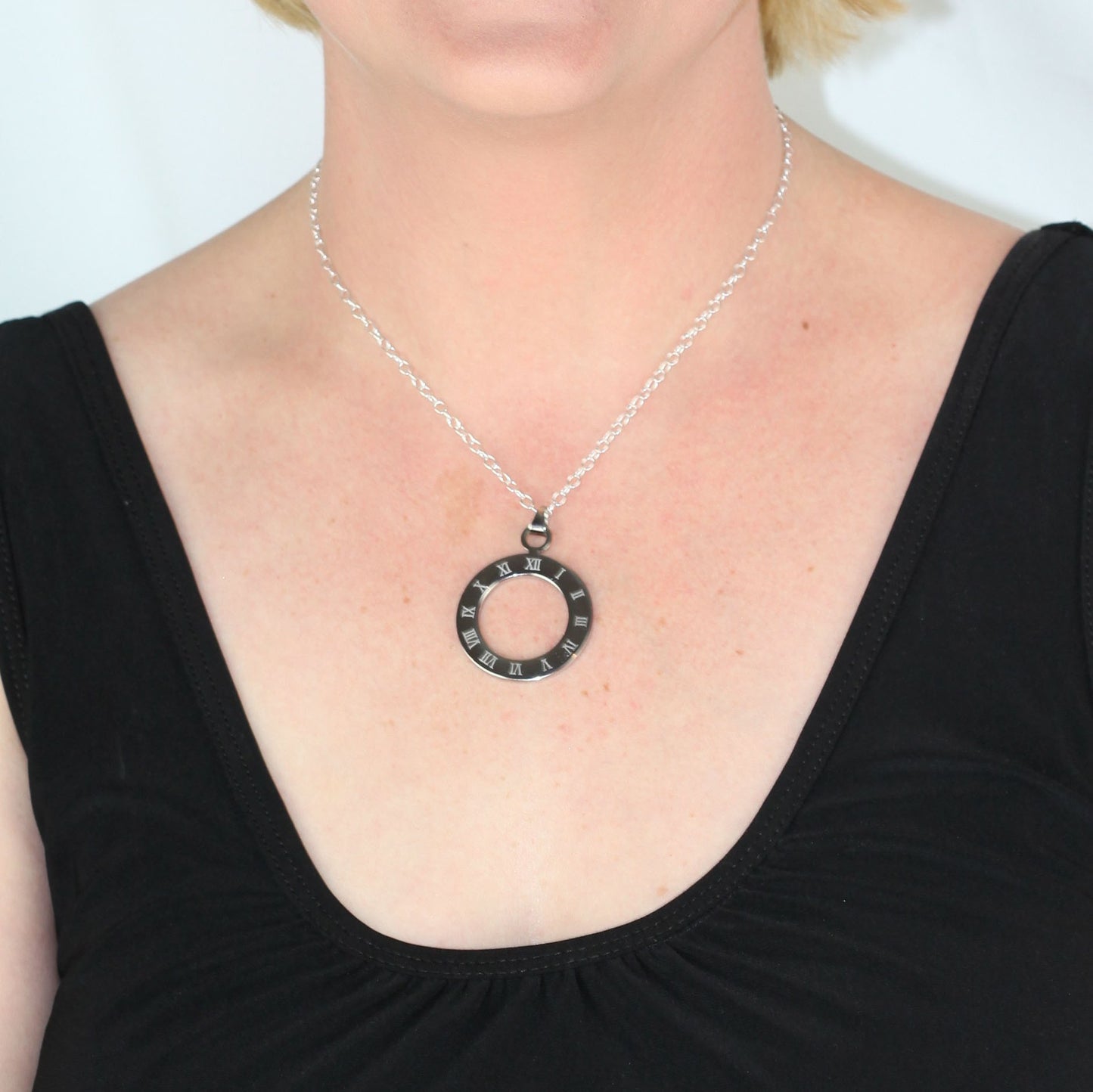 Roman Dial Necklace