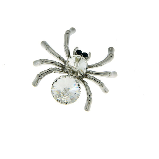 Charlotte Spider Brooch Crystal WFJO