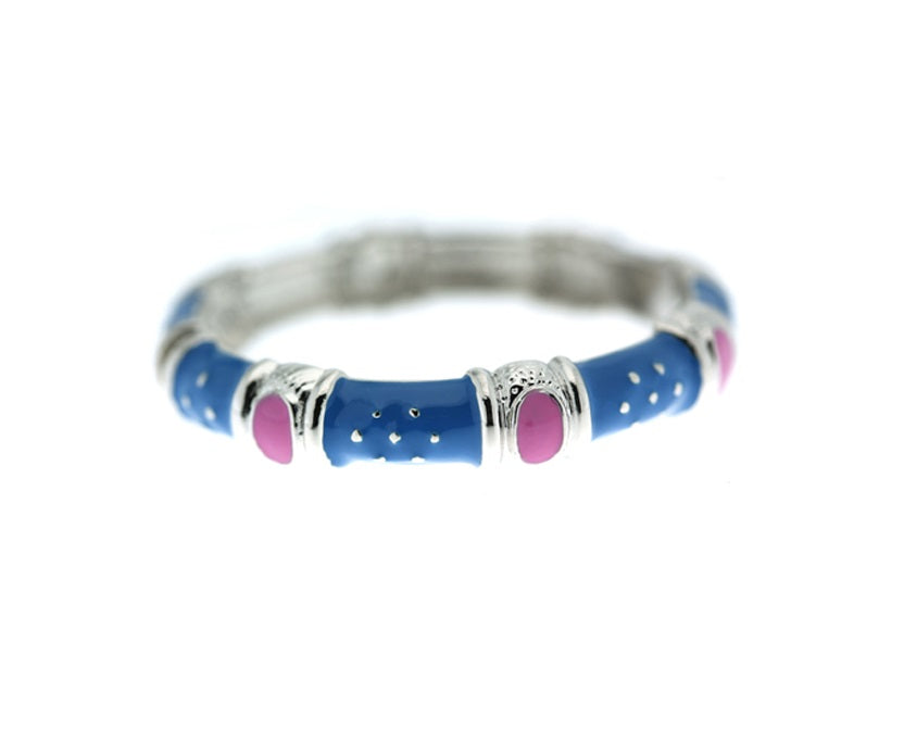 Azzure Enamel Bangle