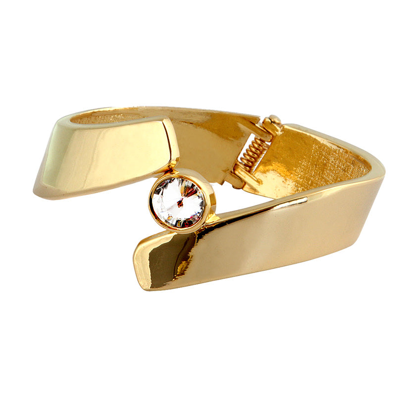 Floating Diamond Gold Bracelet