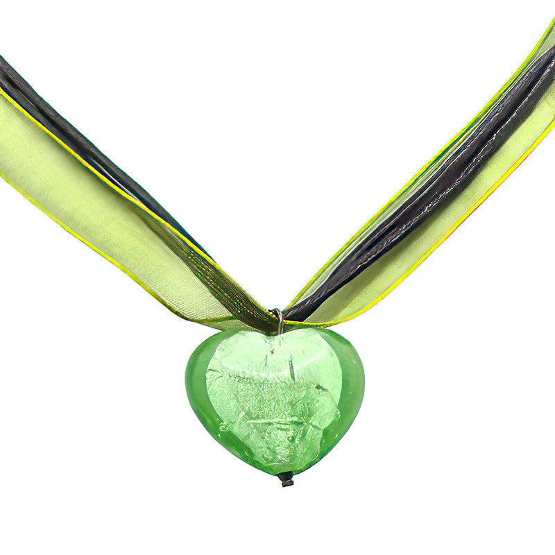 Mermaid Heart Venetian Glass Necklace