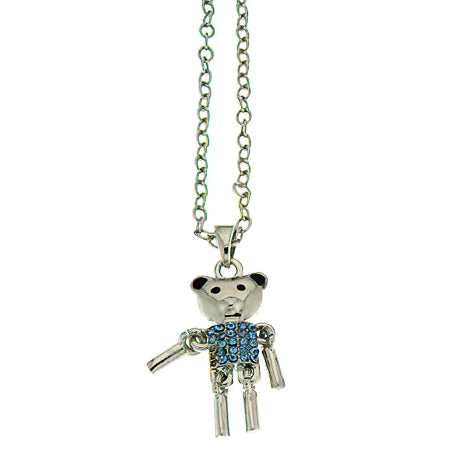 Blue Bear Kids Necklace