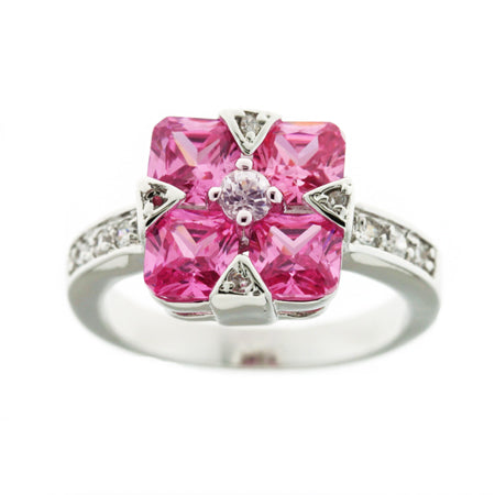 Four Corners Jewelled Ring