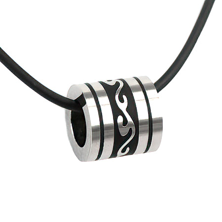 Surf Barrel Stainless Steel Necklace