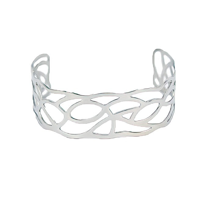 Weave Stainless Steel Bangle