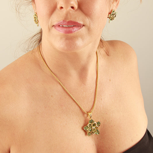 Ballina Earrings & Necklace Set