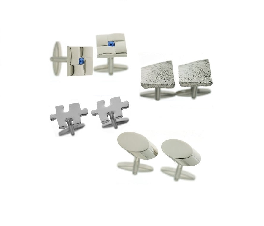 Men's Cufflink Set of 4