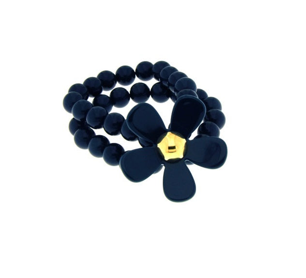 Blue Daisy Bracelet