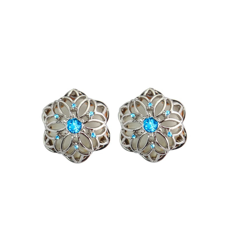 Blue Spot Earrings