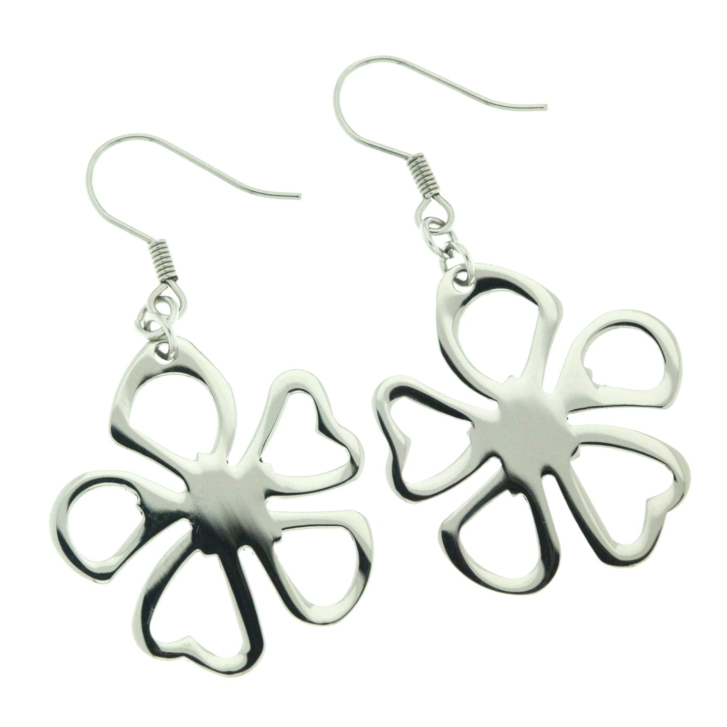 Camelia Stainless Steel Earrings