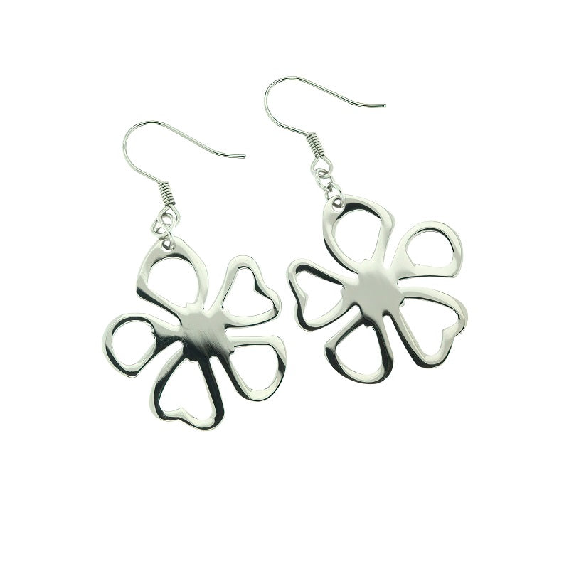 Camelia Stainless Steel Earrings