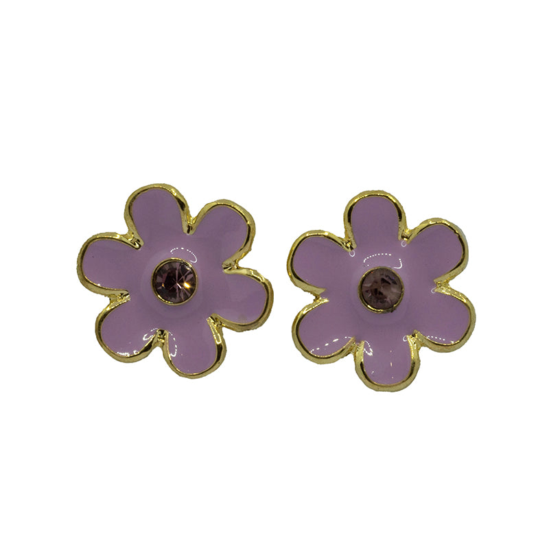 Cloe Purple Earrings