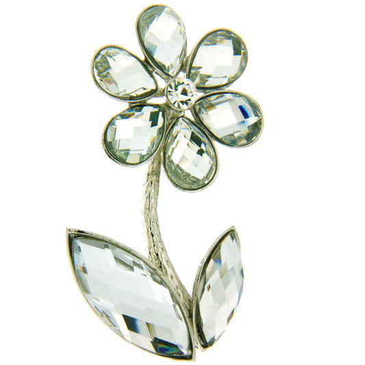 Brooch - Crystal Flower