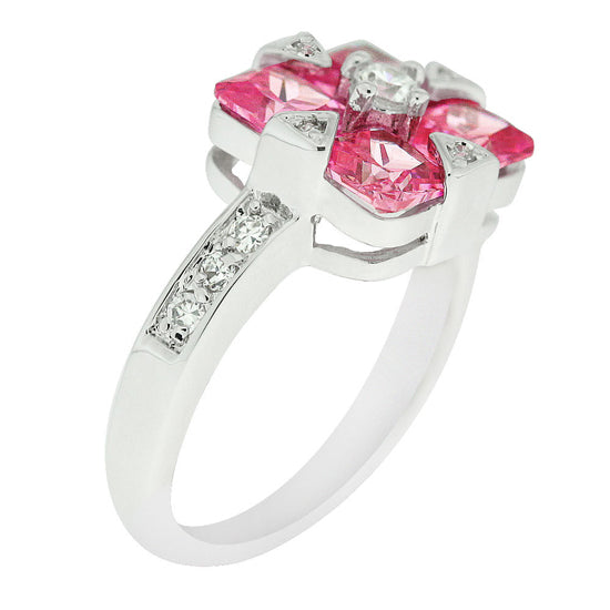 Four Corners Jewelled Ring