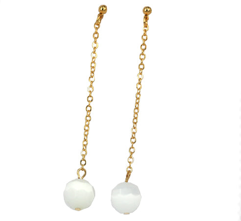 Moon Drop Earrings