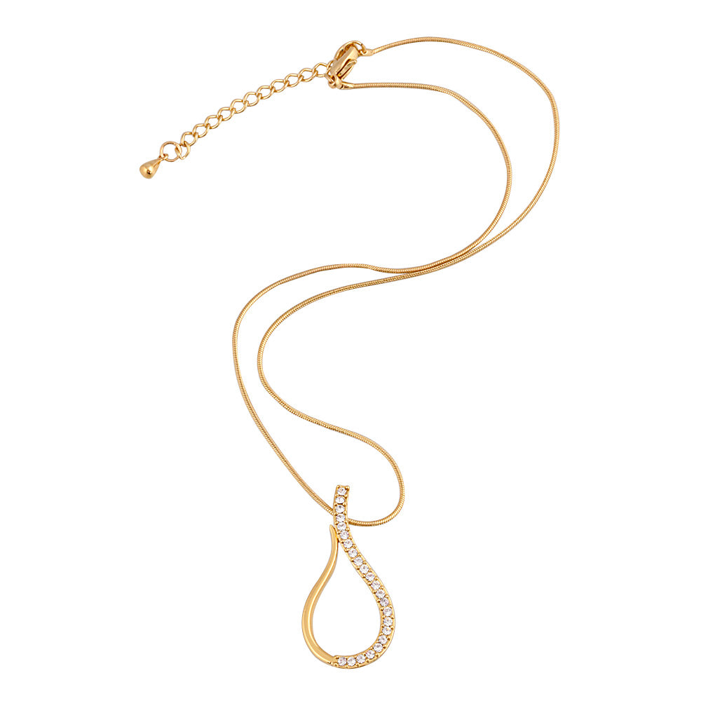 Gold Tear Drop Necklace