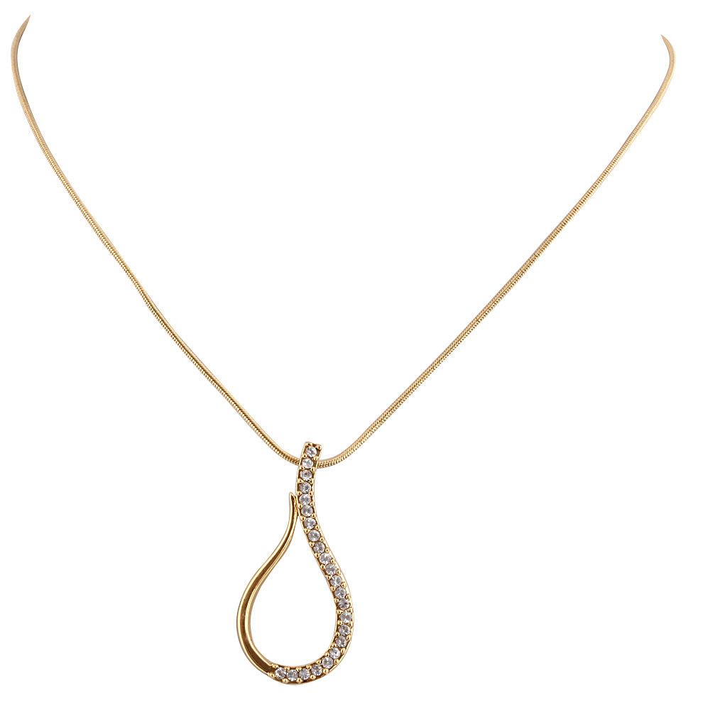 Gold Tear Drop Necklace