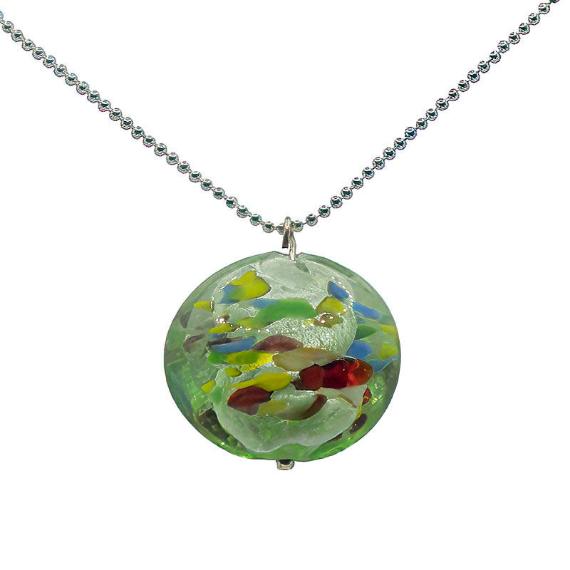 Grass Patch Venetian Glass Necklace