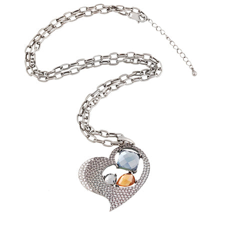 Heart of Crystals Necklace