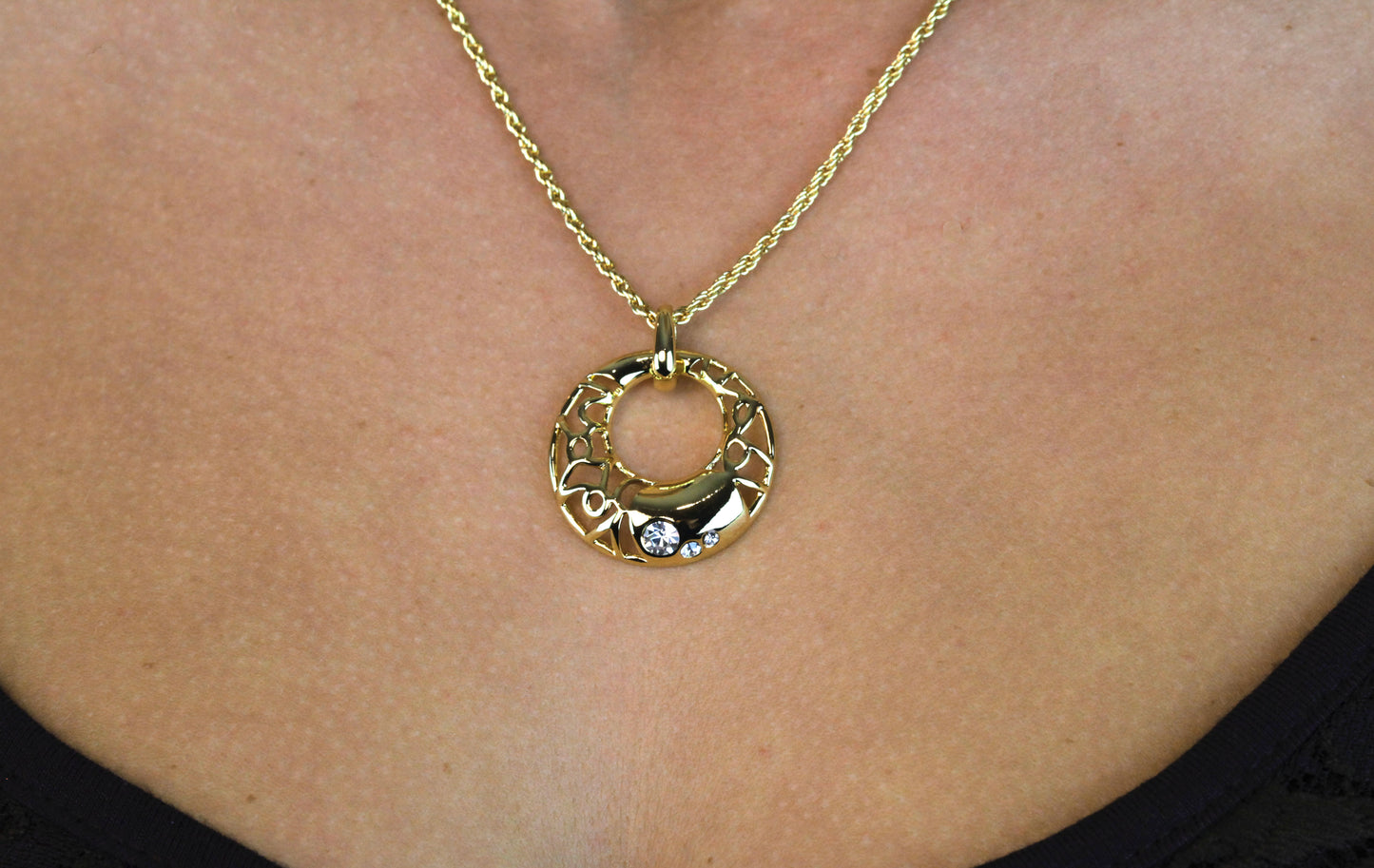 Gold Filagree Necklace