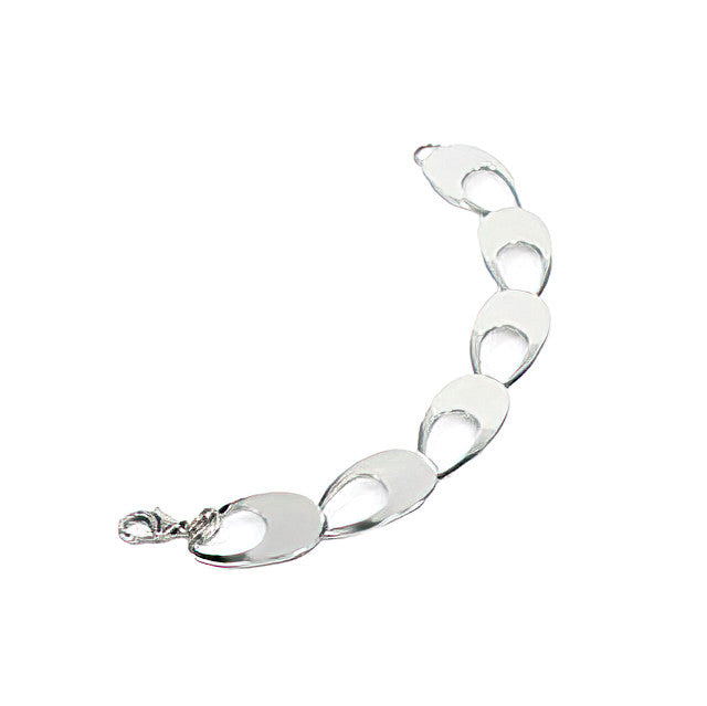 Classic Oval Stainless Steel Bracelet