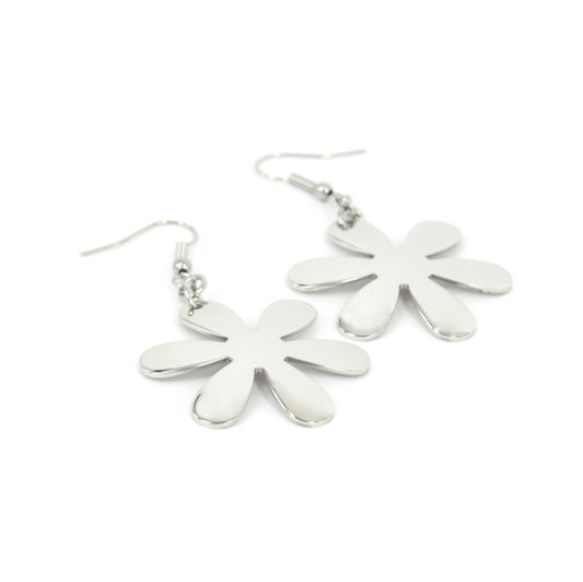 Daisy Stainless Steel Earrings