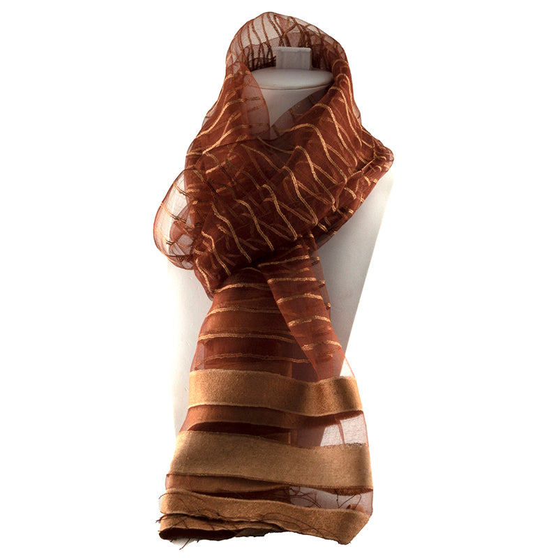 Scarf - Soft Lines Silk (2 colour options)