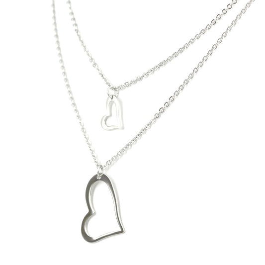 Twin Hearts Necklace