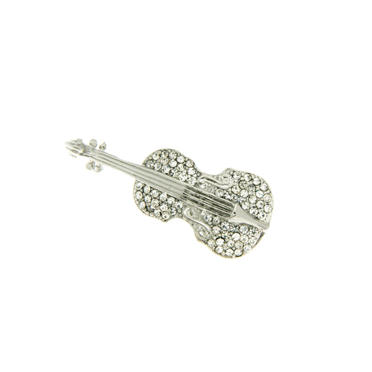 Brooch - Violin Sparkling