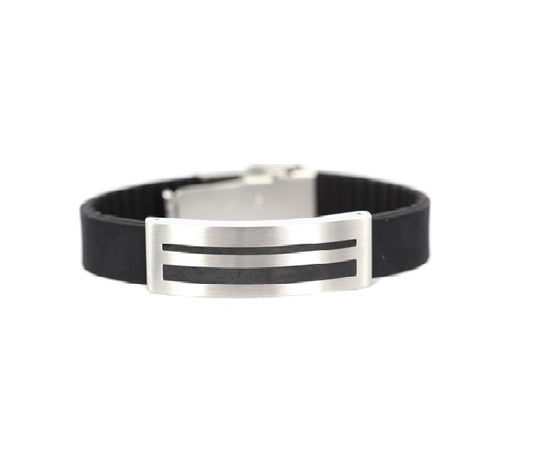 Rugged Stainless Steel Men's Bracelet