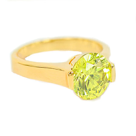 Krystal Gold Ring