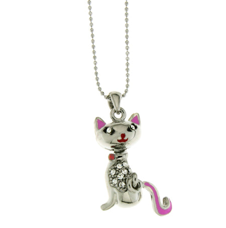 Pinkie Cat Kids Necklace