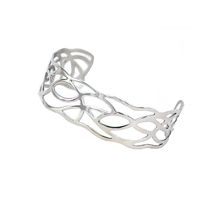 Weave Stainless Steel Bangle